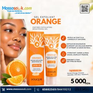 Gel Exfoliant à l'Orange PÓUQUR (Enzymes Exfoliating Brightening Gel)